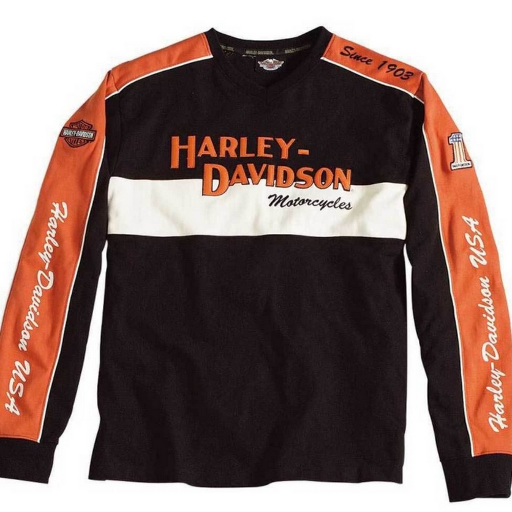 Harley-Davidson Long Sleeve Heavyweight Sweatshirt